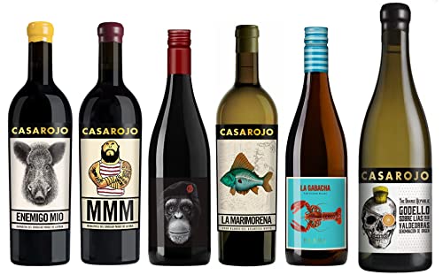 CASA ROJO - 6x 0,75l Flaschen - Weinpaket von Casa Rojo Rot & Weiß - Spanien von BroVino feine Weine und mehr