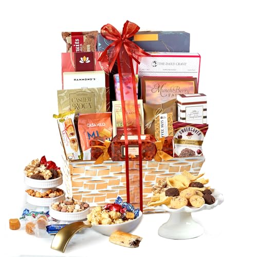 Broadway Basketeers Gourmet Food Geschenkkorb Snack Geschenke für Frauen, Männer, Familien, College - Lieferung zur Wertschätzung, Dankeschön, Glückwünsche, Firma, Genesung bald Pflegepaket von Broadway Basketeers