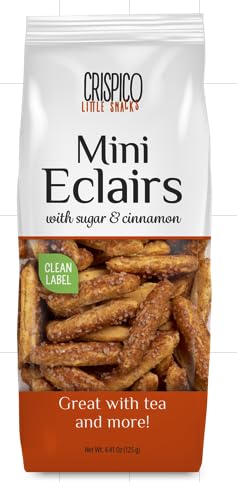 Crispico Mini Eclairs mit Zucker und Zimt, 125 g von Broadway candy