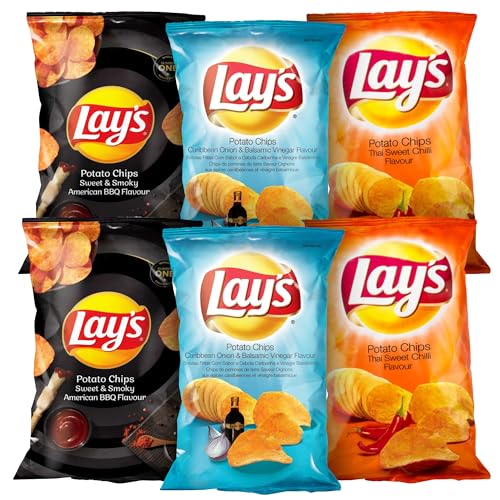 Lays Crisps Große Beutelvielfalt | 6 Stück von Broadway candy