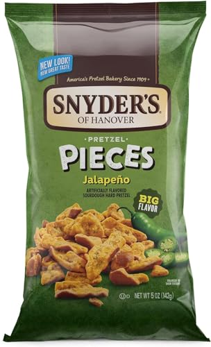 Snyders Brezelstücke Jalapeno, 8 x 141 g von Broadway candy