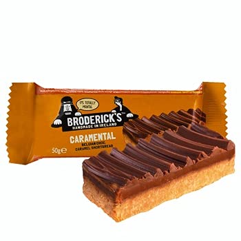 Broderick's Cake Bar Caramel Slice Karamell Minikuchenriegel 50 g von Broderick's