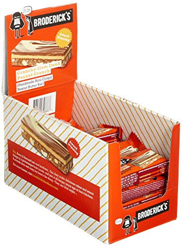 Broderick's Kuchen Riegel Crispy Peanut Butter, 20er Pack (20 x 50 g) von Broderick's