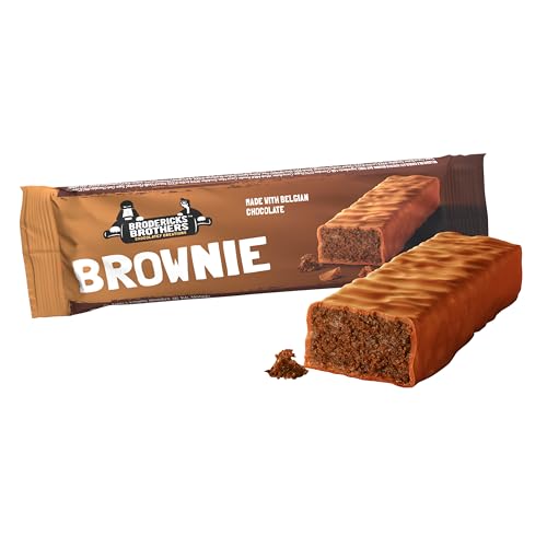 Brodericks Brownie mit Schokoladenüberzung, 20 Riegel (20 x 50 g), Handgemacht in Irland von Broderick's