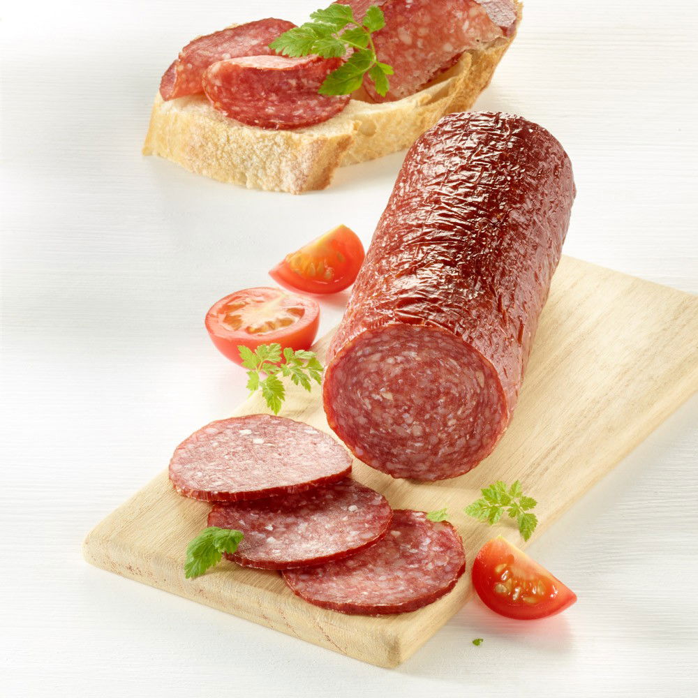 Broger Rindfleisch-Salami Bio, im Stück von Broger