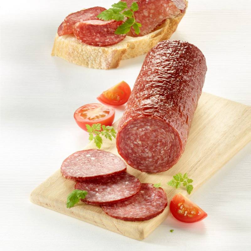 Broger Rindfleisch-Salami Bio, im Stück von Broger