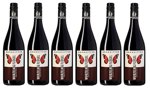 6x 0,75l - 2023er - Brogsitter - Wurzeln & Flügel - Grenzenlose Freiheit - Rotwein-Cuvée - Qualitätswein Rheinhessen - Deutschland - Rotwein trocken von Brogsitter