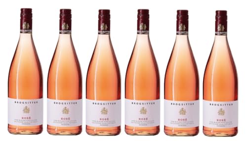 6x 1,0l - 2023er - Brogsitter - Rosé vom Blauen Portugieser - feinherb - LITER - Qualitätswein Rheinhessen - Deutschland - Rosé-Wein halbtrocken von Brogsitter