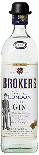 Brokers Gin Premium London Dry Gin 40% vol. (1 x 0.7 l) von Brokers