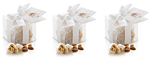 3x Brontedolci Dolcetti alla Mandorla Weihnachtssüßigkeiten mit Mandel 150g von Brontedolci