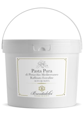 Brontedolci Pistazienpaste - 100% Pistazien Frucht aus ETNA (1, Kilogramm) von Brontedolci