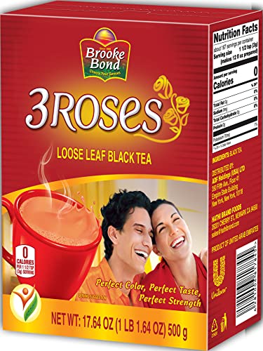 BROOKE BOND - 3 Roses Black Tee, 24er pack (24 X 500 gm) von Brooke Bond