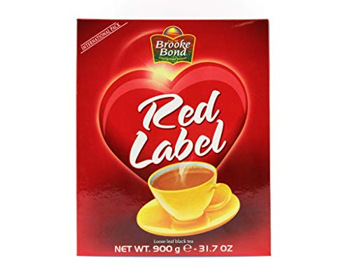 Brooke Bond - 900g Red Label Schwarzer Tee (lose) / Red Label Black Tea (loose) von Brooke Bond