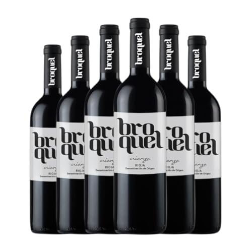 Broquel Rioja Alterung 75 cl Rotwein (Karton mit 6 Flaschen von 75 cl) von Broquel