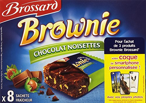 Brossard Brownie Schokolade Haselnüsse 8 Beutel von 30 g – 240 g von Brossard