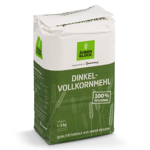 10x 1 kg Dinkelvollkornmehl ÄhrenGlück 100% regional von Brotzutaten