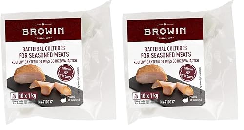 Browin 410017 Bakterienkulturen für reifendes Fleisch 2g, für 10kg Fleisch (Packung mit 2) von Browin