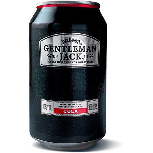 12 Dosen a 0,33l Gentleman Jack jack Daniel´s + Cola a 0,33l ic. EINWEG Pfand von Brown Forman