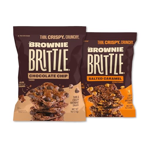 Brownie Brittle, 1 Ounce, Chocolate Chip Variety Pack (120 calories per ounce), 20 Count von Brownie Brittle