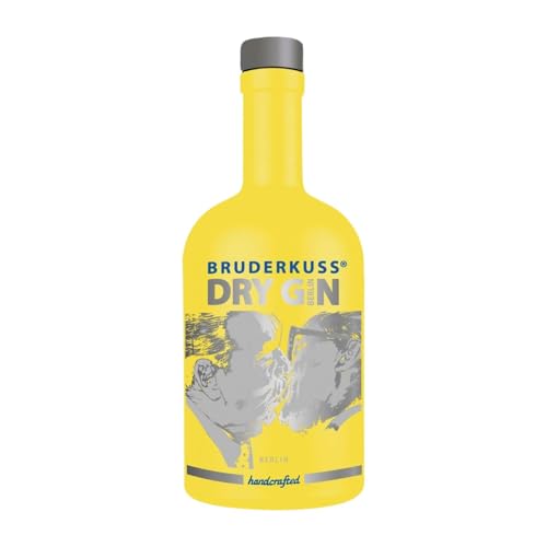 Gin Bruderkuss Berlin Yellow Edition Gin Medium Flasche 50 cl von Bruderkuss