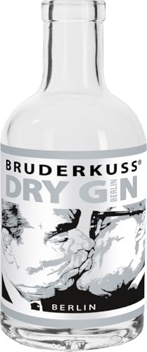 Gin aus Deutschland: Bruderkuss - Dry Gin - Perfekt pur oder als Gin Tonic (1 x 0.2 l) von Bruderkuss