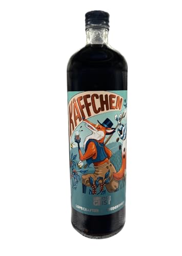 Kaffeelikör Käffchen, Mild und Aromatisch, Mit Arabica-Kaffee, 700 ml (Flasche 700 ml) von Brüdergeist