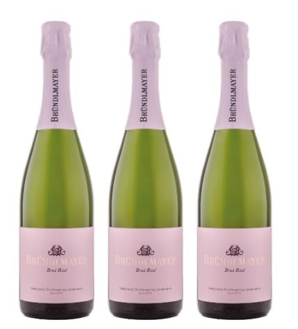 3x 0,75l - Bründlmayer - Brut Rosé Reserve - traditionelle Flaschengärung - Niederösterreich - Österreich - Rosé-Schaumwein brut von Bründlmayer