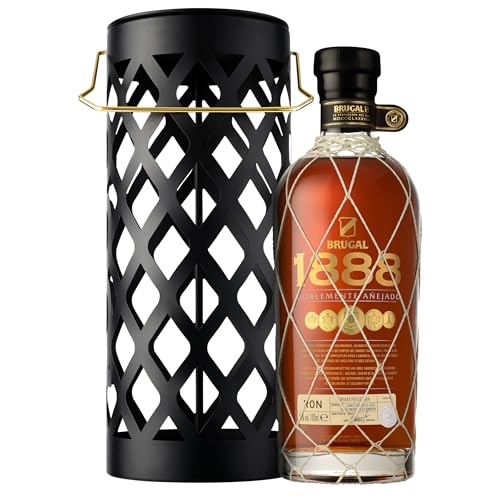 Brugal 1888 Lantern Pack | Dominikanischer Premium Rum | mit Laterne | zweifach gelagert für ein komplexes Aroma | 40% Vol | 700ml von Brugal