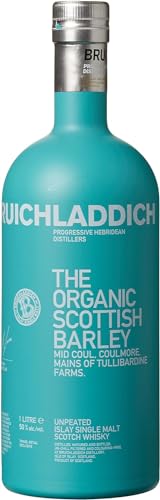 Bruichladdich The Organic Scottish Barley mit Geschenkverpackung Whisky (1 x 1 l) von Bruichladdich