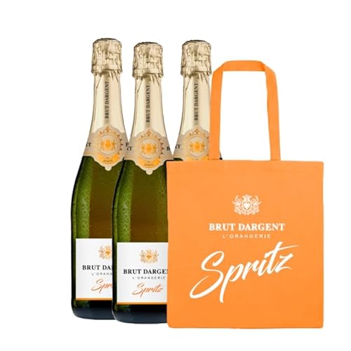 Brut Dargent L’Orangerie Spritz | Mit eleganter Tragetasche | 3 Flaschen à 750ml | Perfekt für den Sommer von Brut Dargent