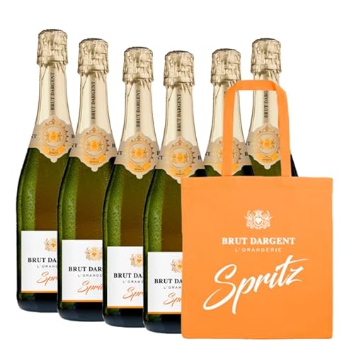 Brut Dargent L’Orangerie Spritz | Mit eleganter Tragetasche | 6 Flaschen à 750ml | Perfekt für den Sommer von Brut Dargent