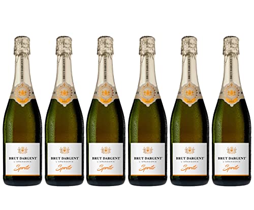 Brut Dargent L'Orangerie Spritz - Servierfertiger Spritz hergestellt aus Sekt mit aromatischen Bitterlikör aus natürlichen Orangen- und Kräuteraromen (6 x 0.75 L) von Brut Dargent