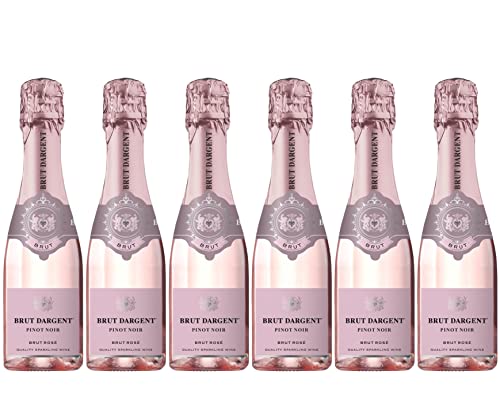 Brut Dargent - Pinot Noir Rosé, Sekt Brut (6 x 0.2 L) von Brut Dargent