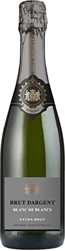 Brut Dargent - Sekt Blanc de blancs Extra Brut - Qualitativ hochwertiger Sekt aus Frankreich, Methode traditionnelle (1 x 0.75 L) von Brut Dargent