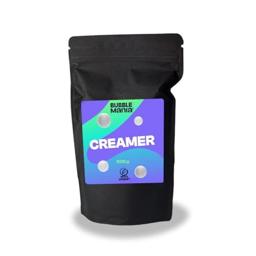 Creamer Milch Bubble Tea Milchtee Pulver | Hochwertige Zutaten für starken Geschmack Milchpulver Bubble Tea | Ideal für Bubble Tea | 500g von BubbleMania