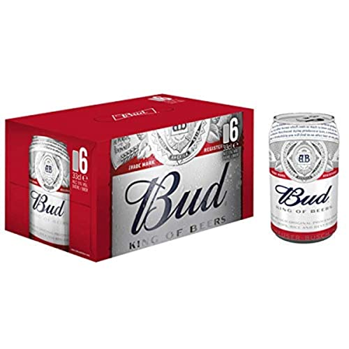 Anheuser Busch Bud Beer 6 x 330ml von Bud