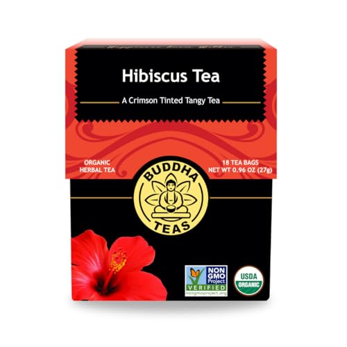 Hibiscus Tea - Bio-Kräuter - 24 Sachets Bleach Kostenlose Teebeutel Von Buddha Tee (. Schließen Sie am 24. Zahl meisten Einzelteile werden eingesackt und boxed) von Buddha Teas