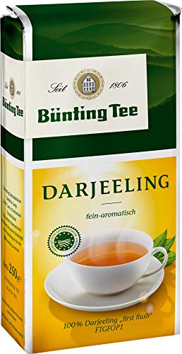 Bünting Tee Darjeeling – loser Schwarzer Tee – 250g von Bünting Tee SEIT 1806