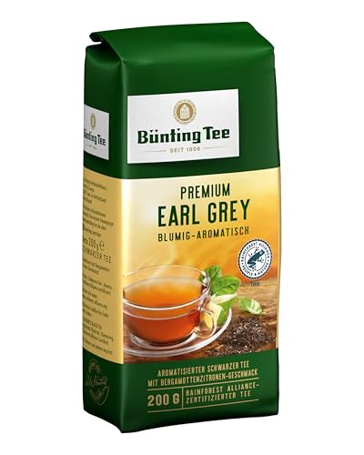 Bünting Tee Premium Earl Grey, 200g loser Tee, 7er Pack (7 x 200 g) von Bünting Tee SEIT 1806