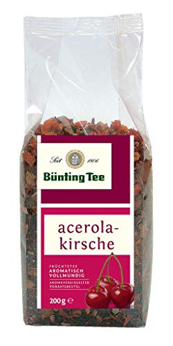 Bünting Tee Acerola-Kirsche – loser Früchtetee – 200g von Bünting Tee SEIT 1806