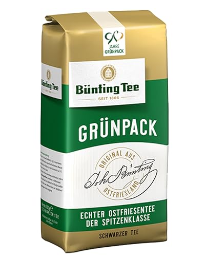 Bünting Tee Grünpack Echter Ostfriesentee – loser Schwarztee – 500g von Bünting Tee SEIT 1806