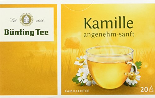 Bünting Tee Kamille classic 20 x 1.5 g Beutel, 6er Pack (6 x 30 g) von Bünting Tee