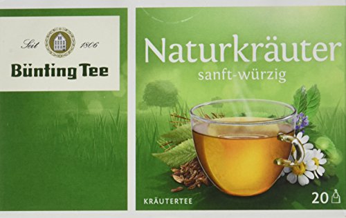 Bünting Tee Naturkräuter Classic 20 x 2 g Beutel, 6er Pack (6 x 40 g) von Bünting Tee