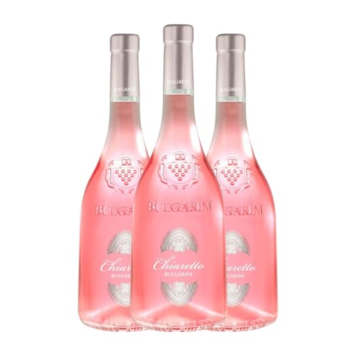 Bulgarini Chiaretto Riviera del Garda Classico 75 cl Rosé-Wein (Karton mit 3 Flaschen von 75 cl) von Bulgarini