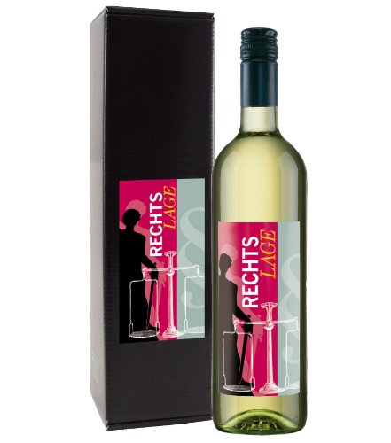 Bull & Bear Wein Geschenk "Rechtslage", Chardonnay 0,75 l, elegantes Geschenk von Bull & Bear