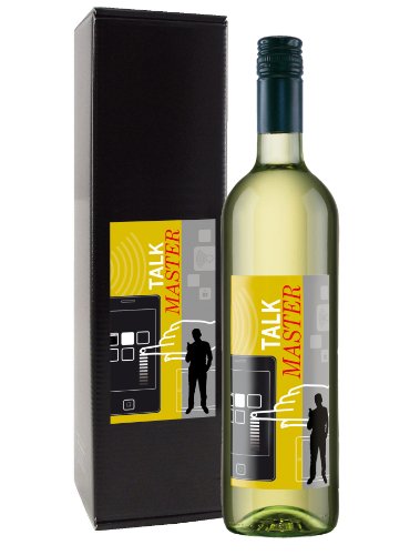 Bull & Bear Wein Geschenk "Talkmaster", Chardonnay 0,75 l, elegantes Geschenk von Bull & Bear