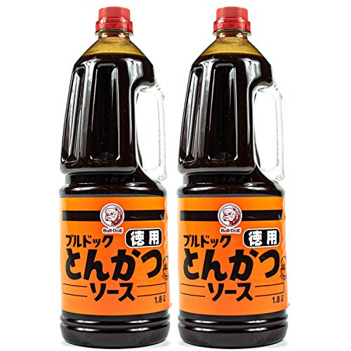 Bull-Dog - 2er Pack Japanische Tonkatsu Sauce 1.8 Liter - Original Tonkatsusauce Würzsauce aus Japan von Bull-Dog Sauce