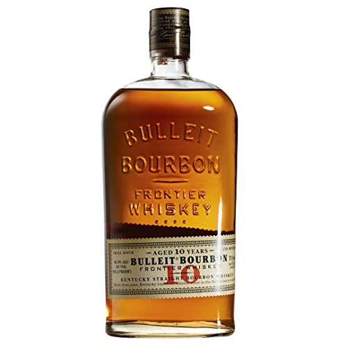 Bulleit 10 Jahre Bourbon - American Frontier Whiskey, Ultra-Premium-Whiskey, handgefertigt in Kentucky, 45.6% vol, 700ml Einzelflasche von Bulleit