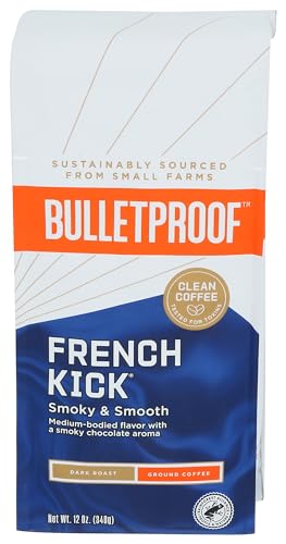 Bulletproof French Kick Dark Roast Ground Coffee 340g (French Kick Dark Roast Gemahlener Kaffee) von Bulletproof