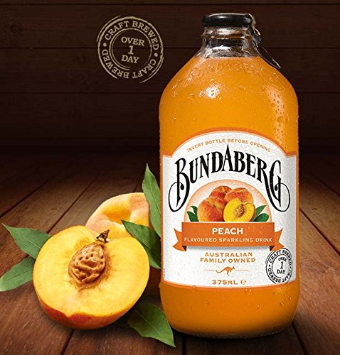 Bundaberg Peach Sparkling Drink 375ml (Pack of 12) von Bundaberg